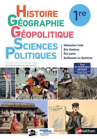 Emprunter Histoire Géographie Géopolitique Sciences politiques 1re. Edition 2019 livre