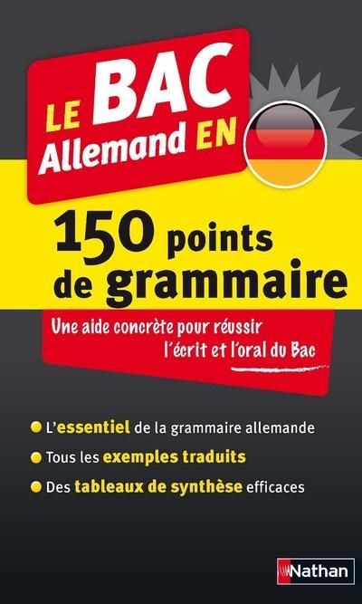 Emprunter Le BAC allemand en 150 points de grammaire livre
