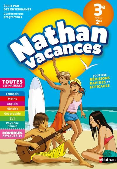Emprunter Nathan Vacances Toutes les matières de la 3e vers la 2de. Edition 2018 livre