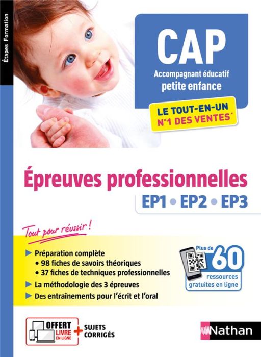 Emprunter CAP Accompagnant éducatif petite enfance. Epreuves professionnelles EP1, EP2, EP3, Edition 2023 livre