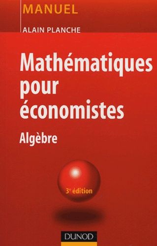 Emprunter Mathématiques pour économistes livre