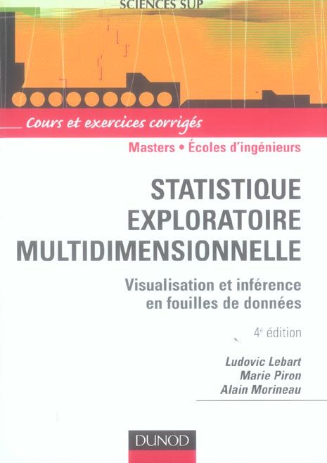 Emprunter Statistiques exploratoire multidimensionnelle. Visualisations et inférences en fouille de données, 4 livre