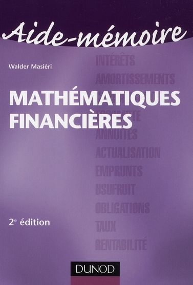Emprunter Mathématiques financières. 2e édition livre