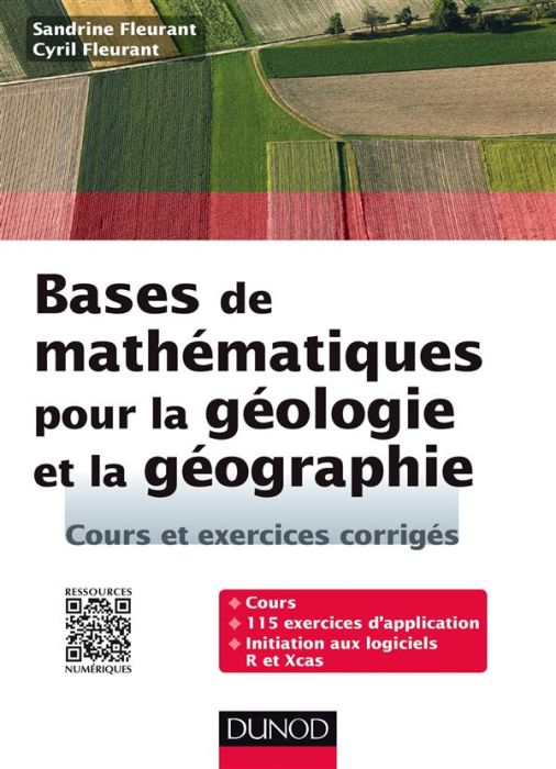 Emprunter Bases de mathématiques pour la géologie et la géographie. Cours et exercices livre