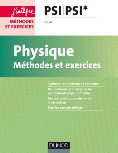 Emprunter Physique PSI PSI*. Méthodes et exercices livre