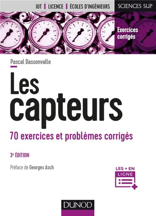 Emprunter Les capteurs. 70 exercices et problèmes corrigés, 3e édition livre