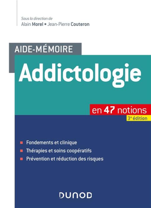 Emprunter Aide-mémoire addictologie en 47 notions. 3e édition livre