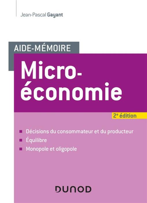 Emprunter Micro-économie. 2e édition livre