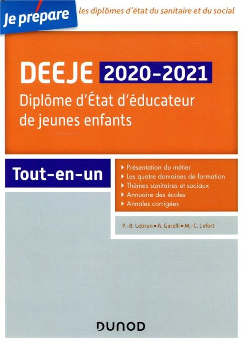 Emprunter DEEJE. Diplôme d'Etat d'éducateur de jeunes enfants, Edition 2020-2021 livre
