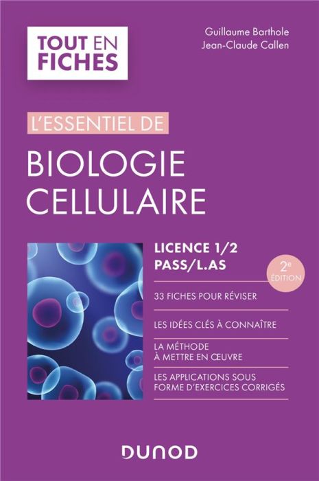 Emprunter L'essentiel de biologie cellulaire. 2e édition livre
