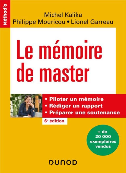 Emprunter Le mémoire de master. 6e édition livre