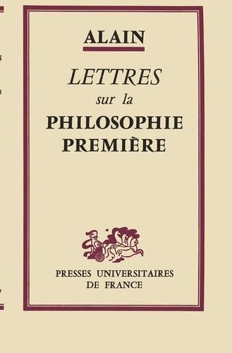 Emprunter Lettres sur la philosophie première livre