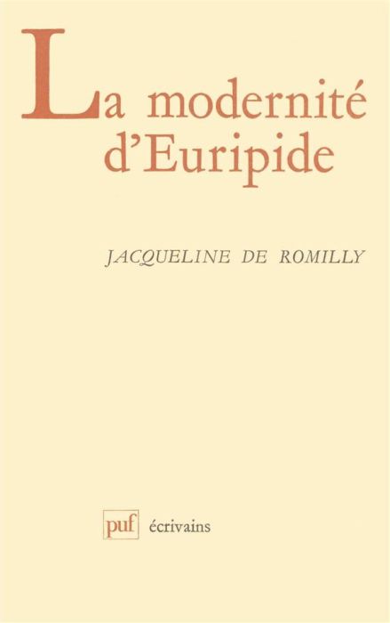 Emprunter La Modernité d'Euripide livre