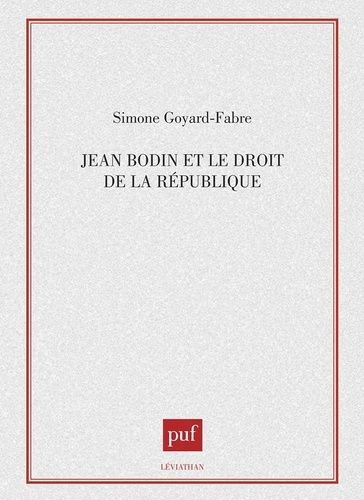 Emprunter Jean Bodin et le droit de la République livre