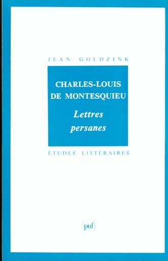 Emprunter Charles Louis de Montesquieu, Lettres persanes livre