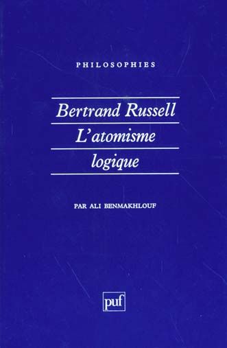 Emprunter Bertrand Russell, l'atomisme logique livre
