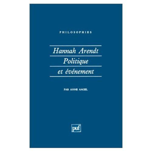 Emprunter Hannah Arendt, politique et événement livre