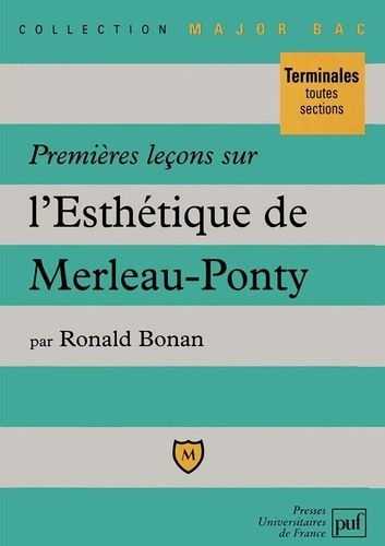 Emprunter Premières leçons sur l'esthétique de Merleau-Ponty livre
