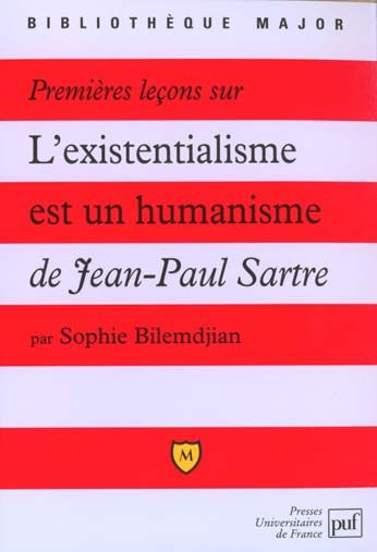 Emprunter Premières leçons sur... L'existentialisme est un humanisme de Jean-Paul Sartre livre