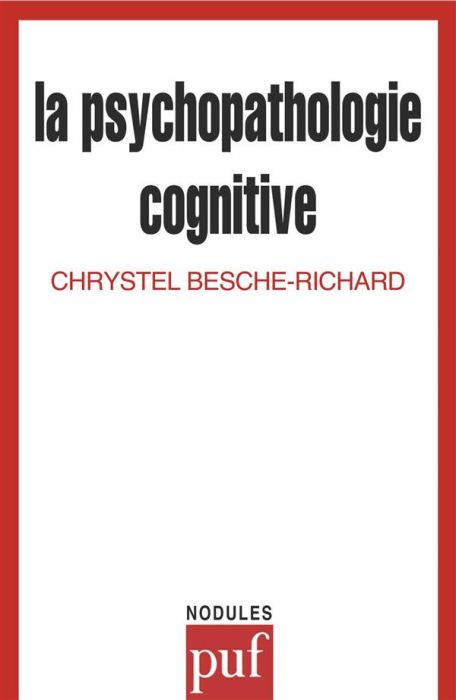 Emprunter La psychopathologie cognitive livre
