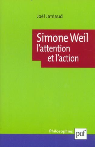 Emprunter Simone Weil. L'attention et l'action livre