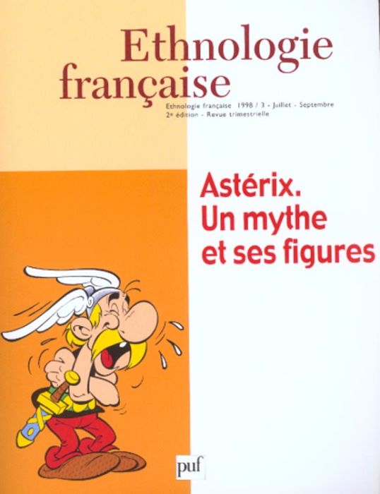 Emprunter Ethnologie française N° 3, Juin-Septembre 1998 : Astérix. Un mythe et ses figures, 2e édition livre