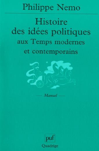 Emprunter Histoire des idées politiques aux Temps modernes et contemporains livre