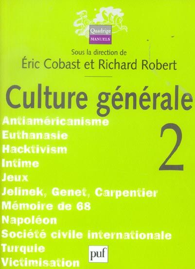 Emprunter Culture générale 2 livre