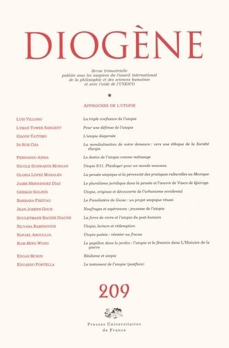 Emprunter Diogène N° 209, Janvier-Mars 2005 : Approches de l'utopie livre