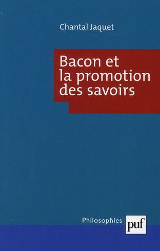 Emprunter Bacon et la promotion des savoirs livre