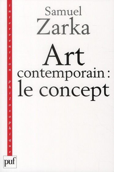 Emprunter Art contemporain : le concept livre