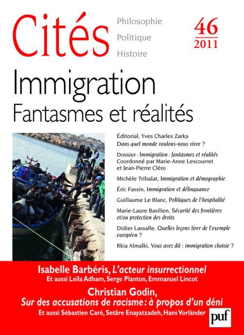 Emprunter Cités N° 46/2011 : Immigration, Fantasmes et réalités livre