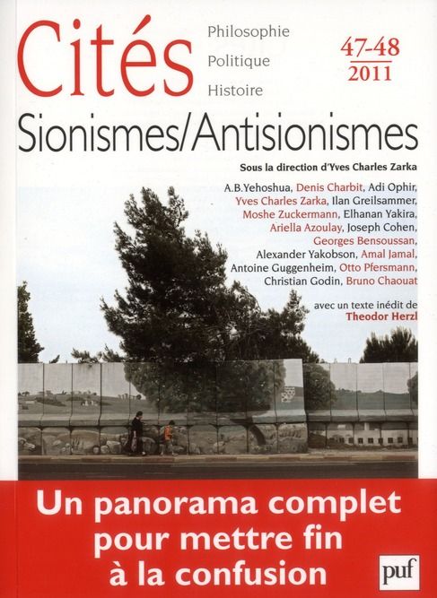 Emprunter Cités N° 47-48/2011 : Sionismes/Antisionismes livre