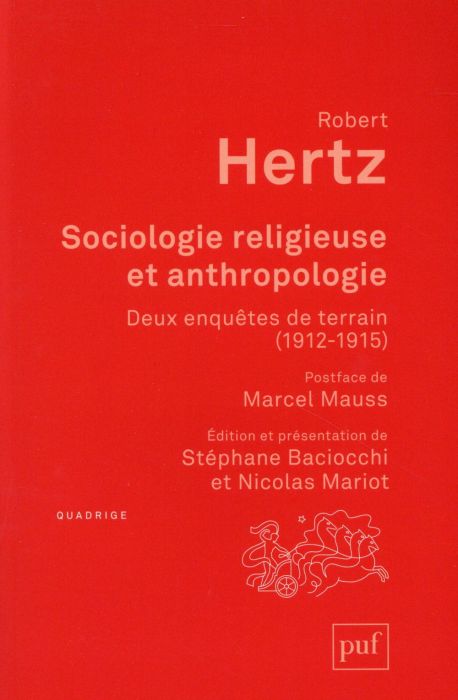 Emprunter Sociologie religieuse et anthropologie. Deux enquêtes de terrain, 1912-1915 livre