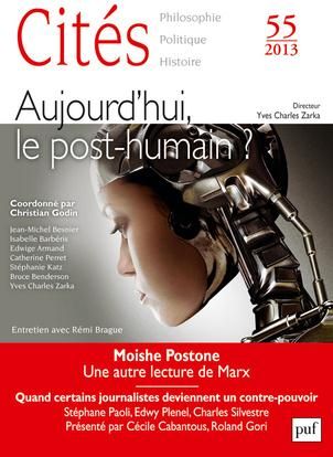 Emprunter Cités N° 55/2013 : Aujourd'hui, le post-humain ? livre
