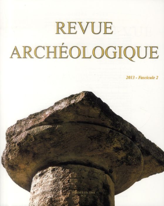 Emprunter Revue archéologique N° 2/2013 livre
