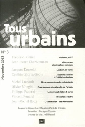 Emprunter Tous urbains N° 3, Novembre 2013 livre