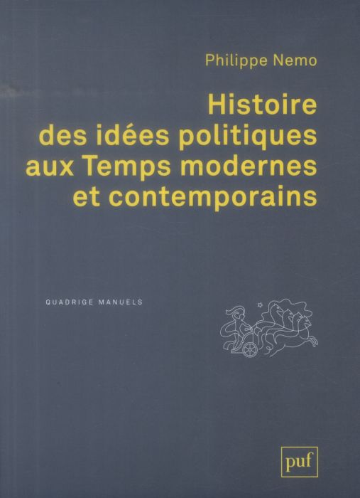 Emprunter Histoire des idées politiques aux Temps modernes et contemporains. 2e édition livre