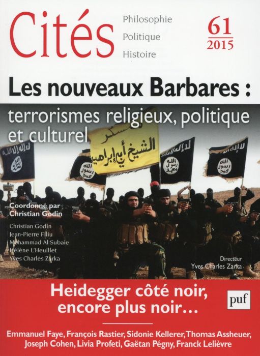 Emprunter Cités N° 61/2015 : Les nouveaux Barbares : terrorismes religieux, politique et culturel livre