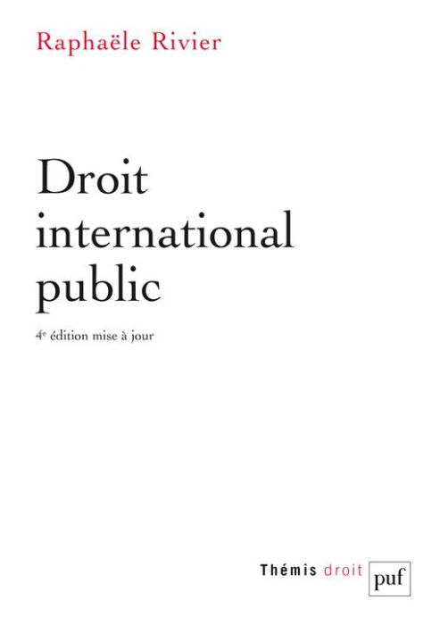 Emprunter Droit international public. 4e édition livre
