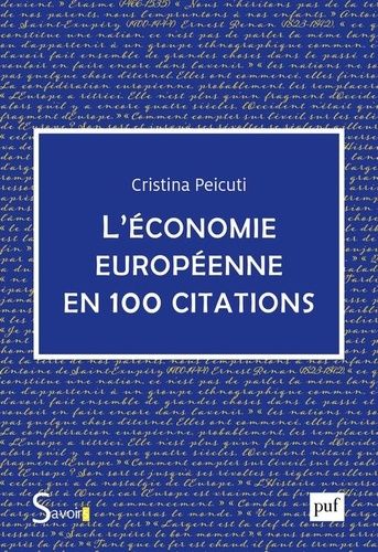 Emprunter L'économie européenne en 100 citations livre