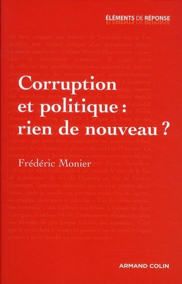 Emprunter Corruption et politique : rien de nouveau ? livre