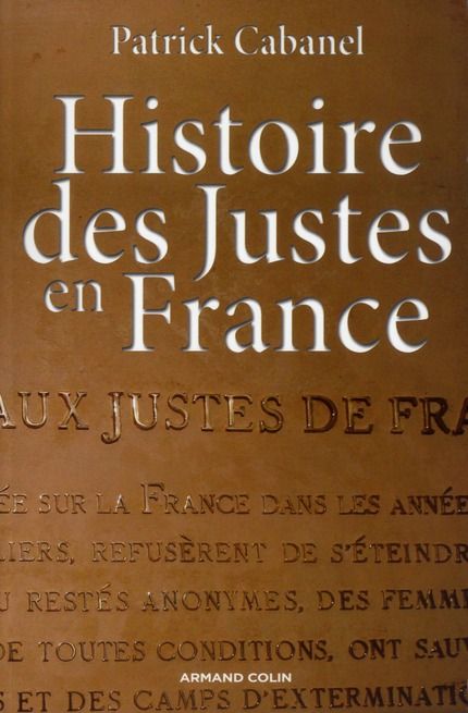 Emprunter Histoire des Justes en France livre