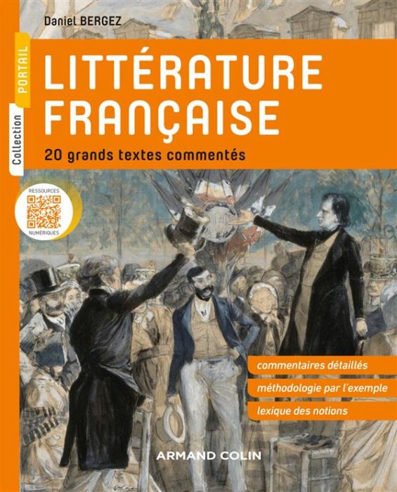 Emprunter Littérature française. 20 grands textes commentés livre