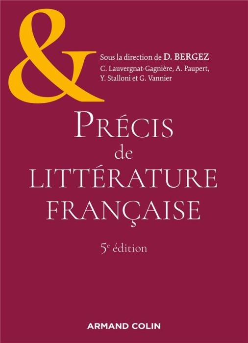 Emprunter Précis de littérature française. 5e édition livre