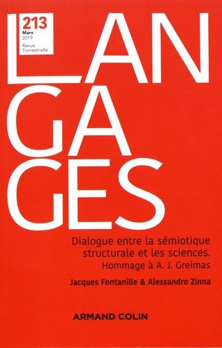 Emprunter Langages N° 213, mars 2019 : Dialogue entre la sémiotique structurale et les sciences. Hommage à Alg livre