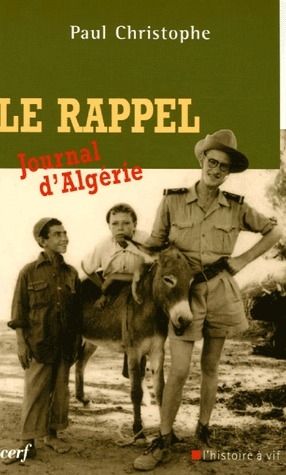 Emprunter Le rappel. Journal d'Algérie livre
