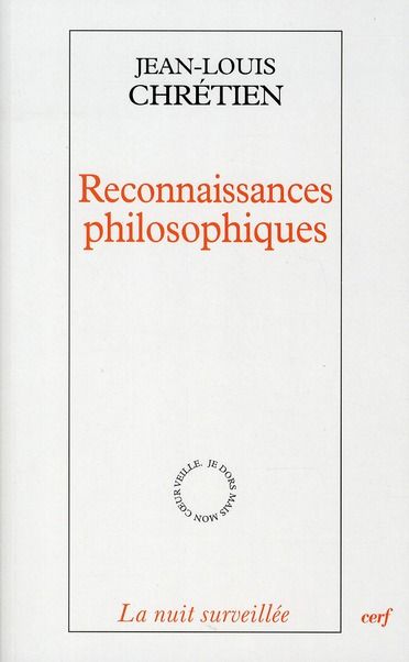Emprunter Reconnaissance philosophiques livre