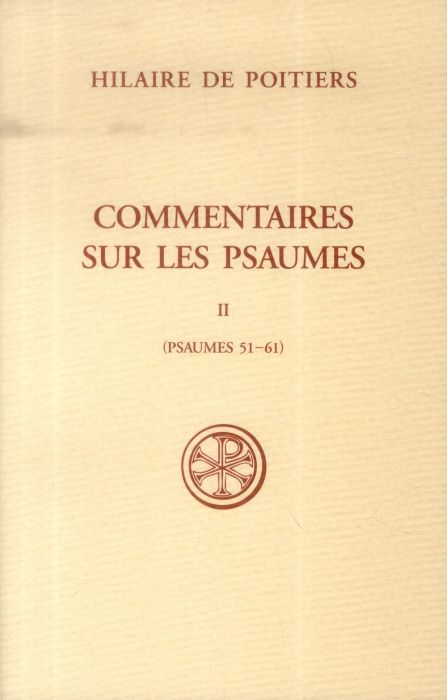 Emprunter Commentaires sur les Psaumes. Tome 2, Psaumes 51-61, Edition bilingue français-latin livre