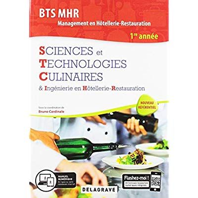 Emprunter Sciences et Technologies Culinaires & Ingénierie en Hôtellerie-Restauration BTS MHR Management en Hô livre